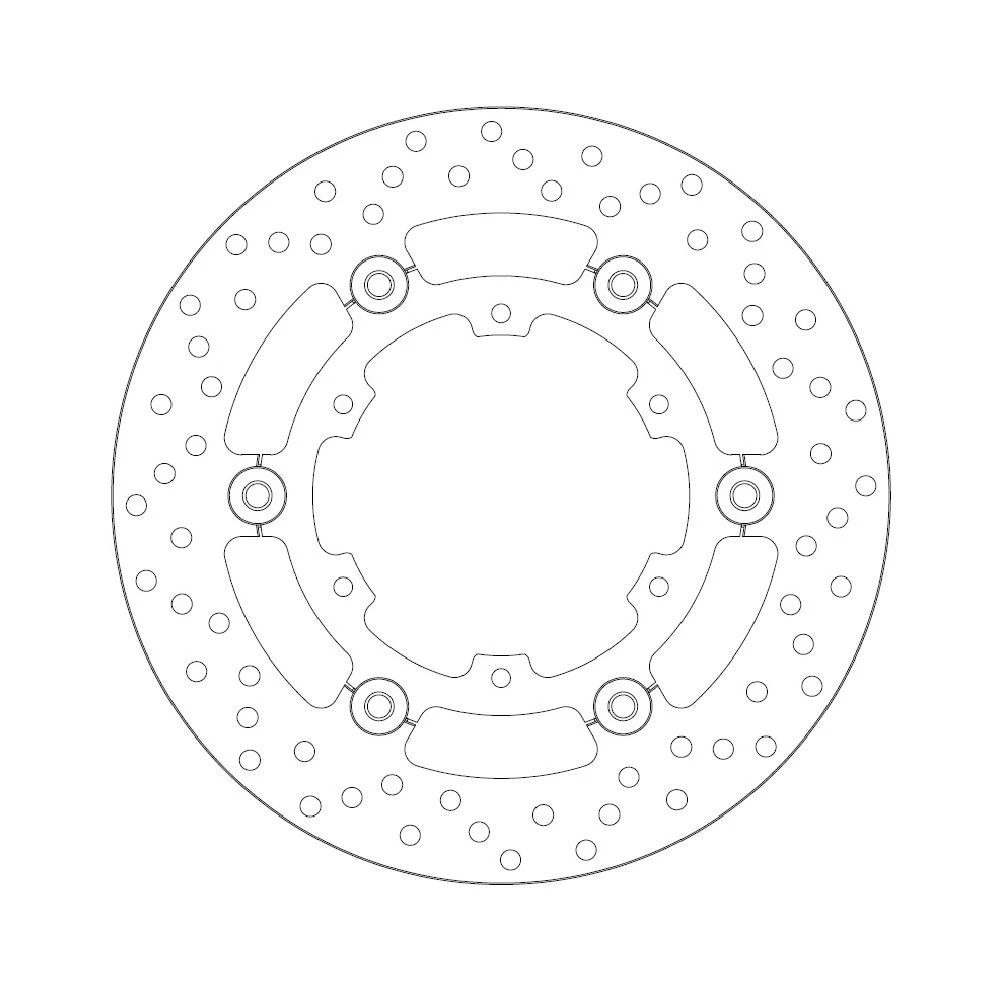 Brembo Serie Oro Floating Disc - 78B40833 4 Brembo Serie Oro Floating Disc - 78B40833 - Image 2