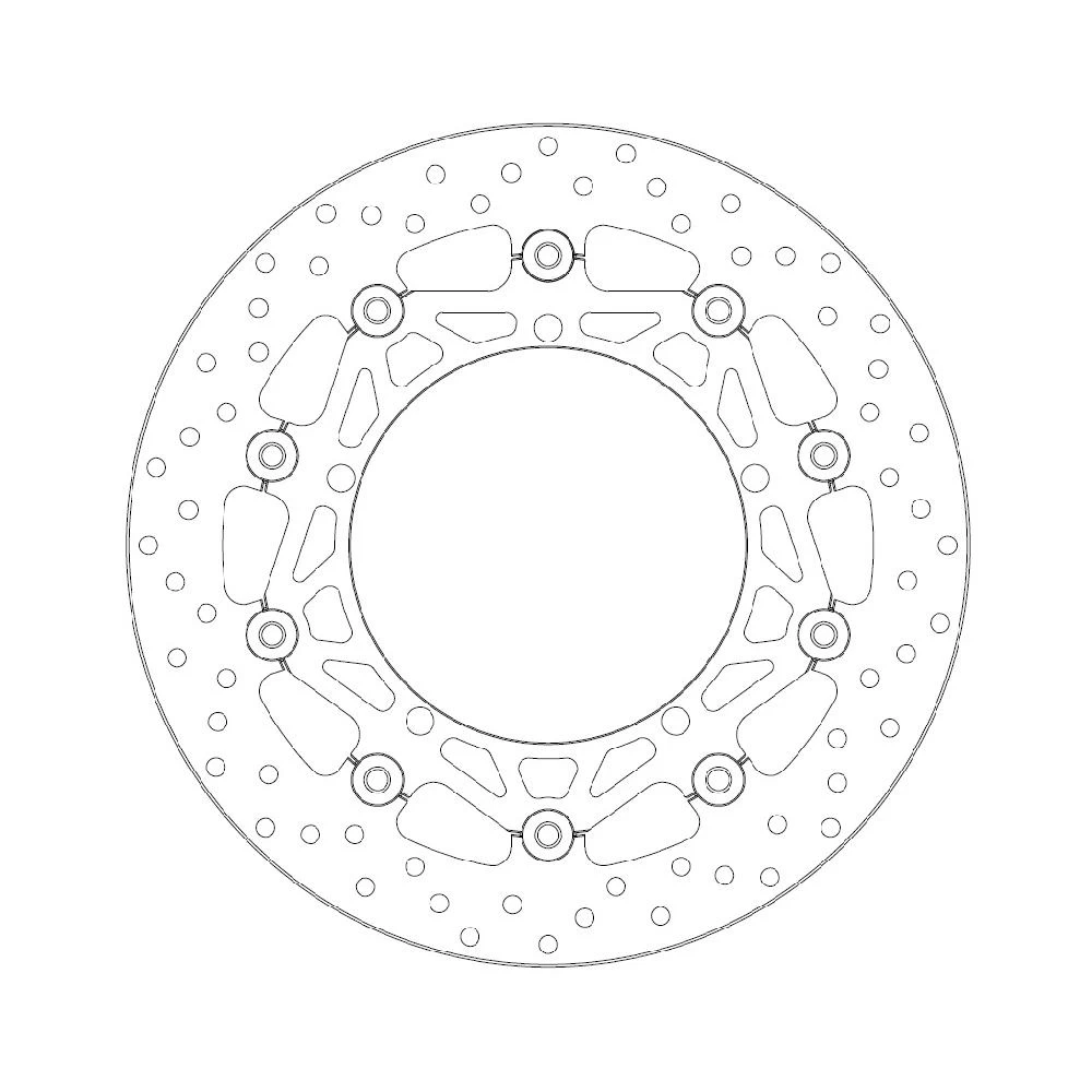 Brembo Serie Oro Floating Disc - 78B40872 4 Brembo Serie Oro Floating Disc - 78B40872 - Image 2