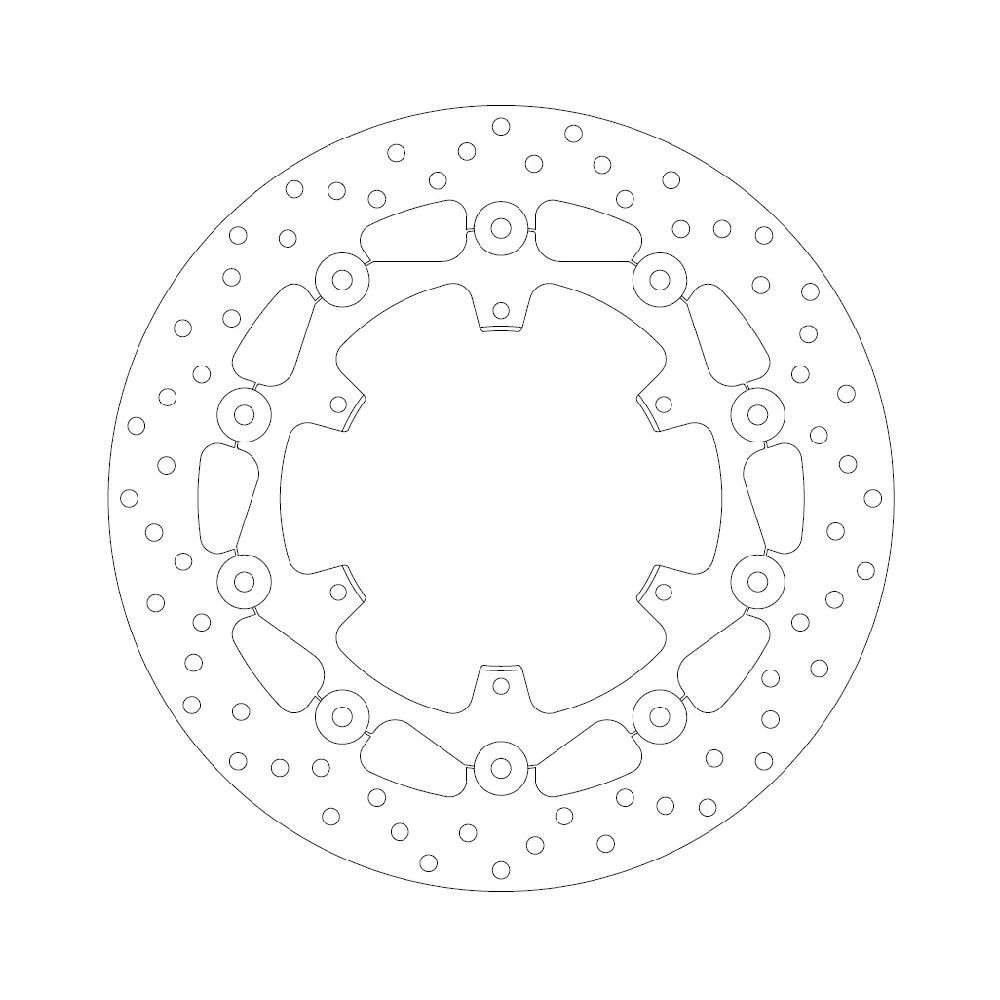 Brembo Serie Oro Floating Disc - 78B40887 4 Brembo Serie Oro Floating Disc - 78B40887 - Image 2