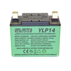 Aliant Lithium Motorcycle Battery - YLP14
