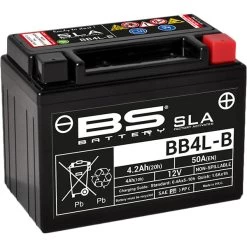BS Batteries Motorcycle Battery - SLA Sealed Lead Acid BB4L-B / YB4L-B