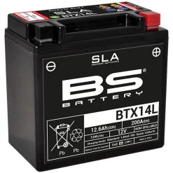 BS Batteries Motorcycle Battery - SLA Sealed Lead Acid BTX14L / YTX14L-BS
