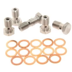 Hel Performance Brake Line Front Racing - Honda XL650 V Transalp -Pro Moto Shop hel bolts and washers 27