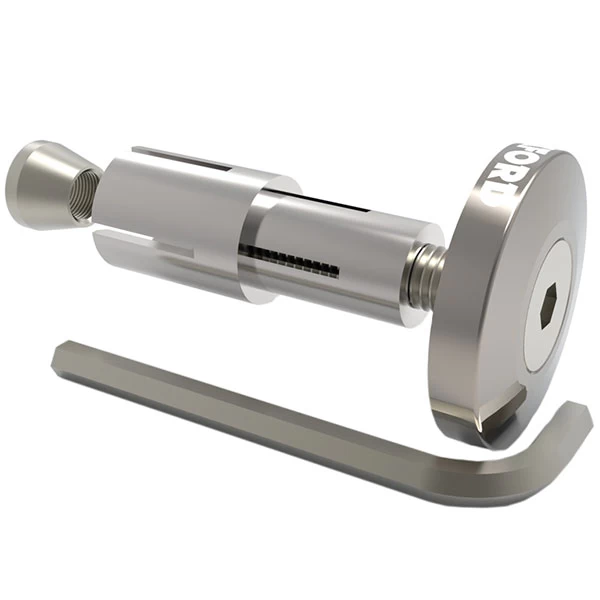 Oxford Universal Bar Ends 2 - Flat Aluminium 4 Oxford Universal Bar Ends 2 - Flat Aluminium - Image 2