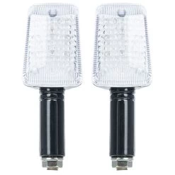 Oxford Rectangle Indicators - Black - Clear Lens 7 Oxford Rectangle Indicators - Black - Clear Lens -Pro Moto Shop oxford accessories rectangle indicator long