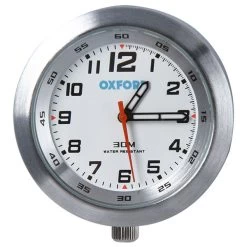 Oxford Analogue Clock -Pro Moto Shop oxford analogue clock silver