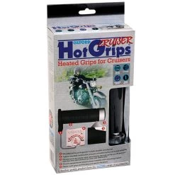 Oxford Heated Hot Grips - Cruiser Chrome