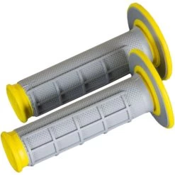 Renthal Dual Layer Grips Diamond / Half Waffle -Pro Moto Shop renthal grips dual layer series diamond half waffle yellow