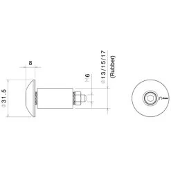 Rizoma MA531 Flat Cap Bar Ends -Pro Moto Shop rizoma ma531 flat cap bar ends detail8