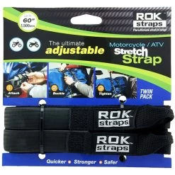 ROK Straps HD 25mm Adjustable Stretch Strap 9 ROK Straps HD 25mm Adjustable Stretch Strap -Pro Moto Shop rok straps hd 25mm adjustable stretch strap cruiser black